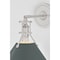 Hudson Valley Lighting Painted No. 2 Wall Sconce in Polished Nickel/Soft Green by Mark D. Sikes MDS350-PN/SSG - alternate 4