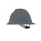 Msa Safety V-Gard Slotted Full Brim Hard Hat, Staz-On Suspension, Type I, Class E, Gray 454731 - alternate 1