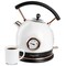 Megachef 1.9 Quart Half Circle Electric Tea Kettle with Thermostat in White MG-KTL2000W - alternate 1