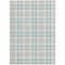 Homeroots 8' X 10' Sky Blue And Gray Plaid Washable Indoor Outdoor Area Rug 601365 - alternate 6