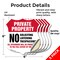 Signmission Private Property Shield Label Set No Sol, 6 inch X 6 inch, Vinyl Decal, 5PK SHI-D-5PACK-6-439 - alternate 5