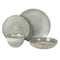 Gibson Elite Matisse 16 Piece Stoneware Dinnerware Set in Grey with Reactive Glaze 138958.16 - alternate 5