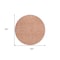 Homeroots 8' Copper And Ivory Round Geometric Washable Indoor Outdoor Area Rug 602355 - alternate 7
