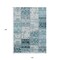 Homeroots 10' X 14' Teal Patchwork Washable Non Skid Indoor Outdoor Area Rug 563591 - alternate 6