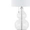 Jonathan Y Cora 22" Classic Vintage Glass LED Table Lamp with USB Charging Port, Clear, 2PK JYL1125C-SET2 - alternate 7