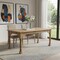 Homeroots 65" Brown Solid Wood Self-Storing Leaf Extendable Dining Table 719511 - alternate 7