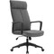 Leisuremod Aiaria Ergonomic High Back Office Chair - PU Leather/Polyester, Adjustable, Swivel, Comfortable AO50CHF - alternate 1