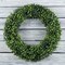 Pure Garden Set of 2 Wreaths 19.5-Inch Round Artificial Boxwood Summer, Fall, Winter, or Spring Wreaths 50-150 - alternate 1