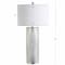 Jonathan Y Isabella 30" Glass LED Table Lamp, Silver JYL1013A - alternate 7