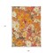 Homeroots 9' X 12' Orange Peach And Salmon Floral Washable Indoor Outdoor Area Rug 611208 - alternate 9
