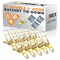 Jrex Safety 10PK HD Ratchet Straps with Double J Hooks, Yellow 4 in x 30 ft Tie Downs RTD430-JR-DJH-10PK - alternate 1