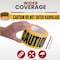 Pyle Barricade Tape, Do Not Enter, Yellow, 3 in Wide x 656 ft Length, Polyethylene PNECTX4 - alternate 8