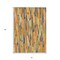 Homeroots 5' X 8' Orange And Beige Striped Washable Indoor Outdoor Area Rug 609043 - alternate 8