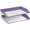 Acrimet Facility 2 Tier Letter Tray Side Load Letter Size Desktop File Organizer Plastic Purple 253.LO - alternate 5