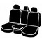 Fia 402040 Split Seat with Adjustable Headrests Polycotton Black For One Row SP87-42 BLACK - alternate 1