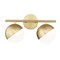 Z-Lite Realm Sphere 2 Light Vanity, Modern Gold/Matte Opal, 16 In W x 9.75 In H 7517-2V-MGLD - alternate 5