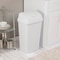 Sterilite 13 Gal. White Swing Top Wastebasket 10898004 - alternate 1
