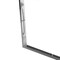 Homeroots 59" Gray And Silver Metal Sled Base Dining Table 332624 - alternate 4