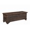 Homeroots 52" Brown Solid Wood Geometric Storage Ottoman 642287 - alternate 7