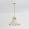 Hudson Valley Lighting Highclere 12.75 in. Pendant in Aged Brass/Off-White by Mark D. Sikes MDS2404-AGB/OW - alternate 8