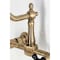 Kingston Brass Two-Handle Wall Mount Bridge Kitchen Faucet, Antique Brass KS1243PKX - alternate 5