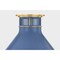 Hudson Valley Lighting Highclere 12.75 in. Flush Mount in Aged Brass/Soft French Blue by Mark D. Sikes MDS2402-AGB/FBL - alternate 6