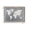 Homeroots 25" X 34" Brown and Gray Wood and Metal World Map Hanging Dimensional Sculpture 483379 - alternate 6