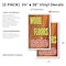 Signmission Wood Floors Sale, Vinyl Decals Only 24 Inch x 36 Inch, Vinyl Decal, 2PK DSB-2436-2PACK-Wood Floors Sale - alternate 2