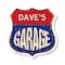 Signmission Dave's Garage, 12 Inch X 12 Inch, Aluminum Metal Sign SHI-A-12-383-DAVE - alternate 1