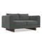 Homeroots 61" Dark Gray Fabric Sofa 641133 - alternate 6