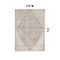 World Rug Gallery Modern Geometric Area Rug 2 ft 3 in x 4 ft Beige WR91BEIGE2X4 - alternate 5