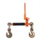 Mytee Products 2PK 1/2in- 5/8in Folding Handle Ratchet Load Binder with Grab Hook 18,100 lbs WLL, 2PK CBRS-FH12-SOx2 - alternate 8