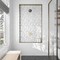 Apollo Tile White 11.6 in x 11.6 in Glass, Shell Glossy Floor and Wall Mosaic Tile 4.67 sqft/case, 5PK APLMOK88015A - alternate 7