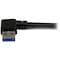 Startech.Com 1m Black USB 3 Cable Right Angle A to B USB3SAB1MRA - alternate 2