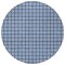 Homeroots 8' Navy Blue And Ivory Round Geometric Washable Indoor Outdoor Area Rug 595573 - alternate 7
