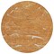 Homeroots 8' Copper Brown And Ivory Round Abstract Washable Indoor Outdoor Area Rug 601088 - alternate 7