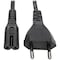 Eaton Tripp Lite Series European Computer Power Cord, C7 to Schuko, 2.5A, 250V, 18 AWG, 6 ft. 1.83 m,  P059-006 - alternate 1