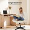 Yssoa Criss Cross Chair, Legged Home Office Desk Chair No Wheels Armless, Wide Seat Swivel Vanity C 3A88FNCHAIROFFICEBGE01 - alternate 6