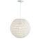 Jonathan Y Luna 15.75" 1-Light Bohemian Modern Woven Rattan/Iron LED Pendant, White JYL6503A - alternate 10