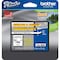 Brother Non Laminate Label, Blk/Wht, .13"x26.2 ft. TZEN201G - alternate 1