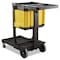 Rubbermaid Commercial Locking Cabinet, For Rubbermaid Commercial Cleaning Carts, Yellow FG618100YEL - alternate 8
