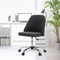 Yssoa Simple Deluxe Armless Office Desk Chair, Modern Cute Swivel Vanity Chair Comfy Home Office Chairs w 3A88HKCHAIROFFICEDGY01 - alternate 1