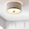 Jonathan Y David 15" Metal LED Flush Mount, Chrome/White JYL9032A - alternate 5