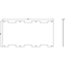Siemens ALPHA 400 DIN cabinet-high mounting plate H = 600 mm W = 250 mm 8GK9531-4KK10 - alternate 3