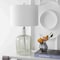 Jonathan Y Augustine 26" Glass LED Table Lamp, Smoked Gray JYL4003A - alternate 7