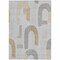 Homeroots 10' X 14' Silver And Gold Geometric Washable Indoor Outdoor Area Rug 618123 - alternate 7