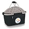Picnic Time Family Of Brands NFL Pittsburgh Steelers - Metro Basket Collapsible Cooler Tote 645-00-175-254-2 - alternate 1