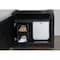 Global Furniture Usa Contemporary Beckett White/Black Nightstand With Led, Cooler And Speaker BECKETT-WHT/BLK-NS W/ LED COOLER & SPEAKER - alternate 2
