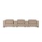 Homeroots 136" Beige Top Grain Leather Reclining Metal USB Sofa 720311 - alternate 7