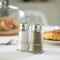 Basicwise Multifunctional Glass Salt and Pepper Shaker Set with Stainless Steel Holder - Perfect for QI004715 - alternate 8